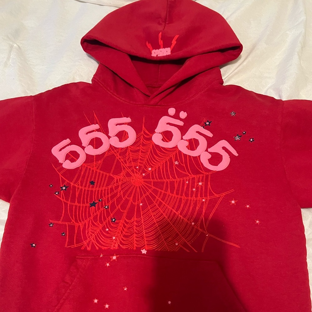 Spider worldwide gunna hoodie red